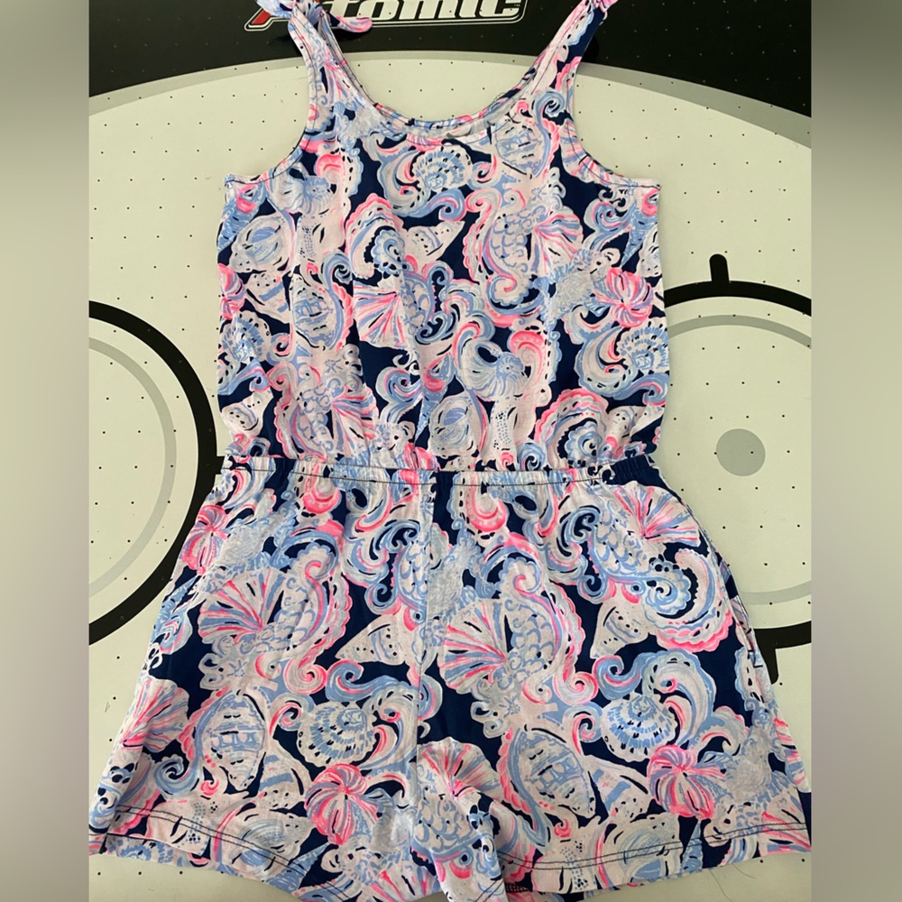 Gently used- lily Pulitzer girls size L romper